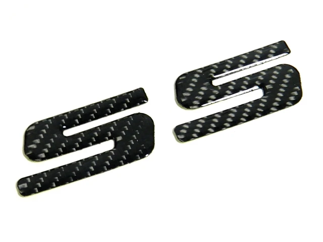 1 Large Carbon Fiber Ss Emblem Badge For Chevrolet Chevy Cobalt Cavalier