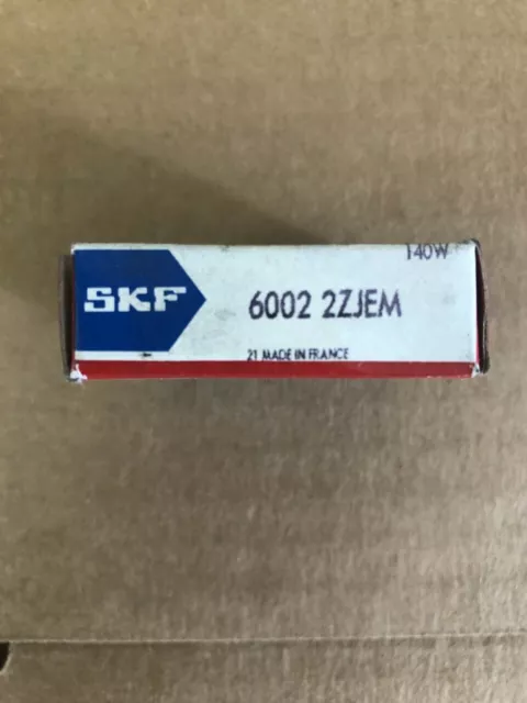 Roulement À Billes Skf 6002 Jem Groove Profonde 15 X 32 X 9