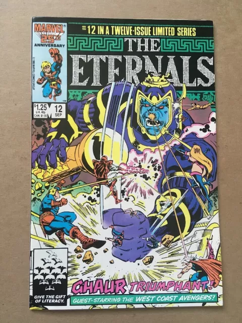 The Eternals # 12 Fine/Vf Marvel Comics 1986