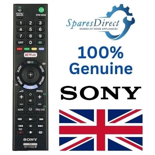 Replacement RMT-TX300E Remote Control For Sony TVs – With YouTube & Netflix Buttons