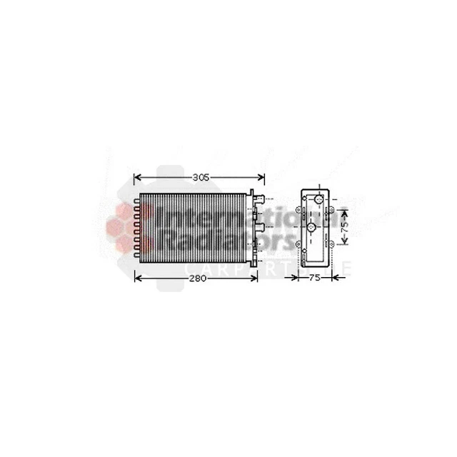 Échangeur Thermique Recair RW2-3620R – Polymère, 366x366x200 Mm, Neuf