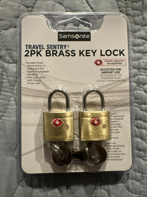 Serrure Valise à Clé Lot De 2 Cadenas à Clé Voyage Samsonite Sentry ...
