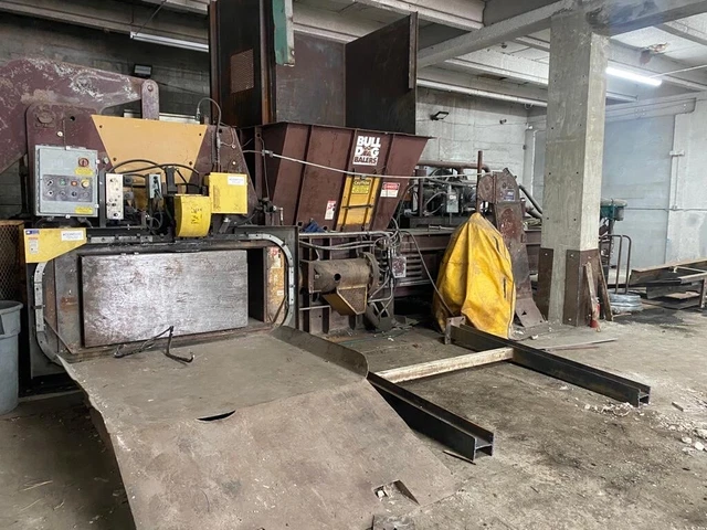 Used Non ferrous  metal and OCC Two Ram Baler Mosley Gorilla