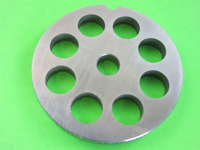 Size #5 Meat Grinder Plate disc with large 1/2" holes Stainless Steel