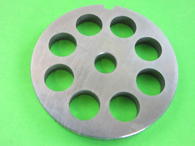 Size #5 Meat Grinder Plate disc with large 1/2" holes Stainless Steel