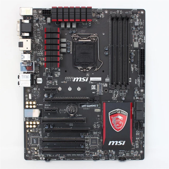MSI H97 GAMING 3 Intel H97 ATX Mainboard Sockel 1150 (#3319) EUR 198,00 ...