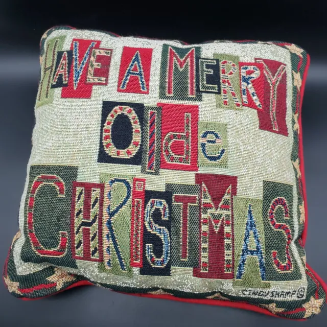 "Almohada decorativa para tapiz de vacaciones de Navidad acento ~11,5"" x 12"