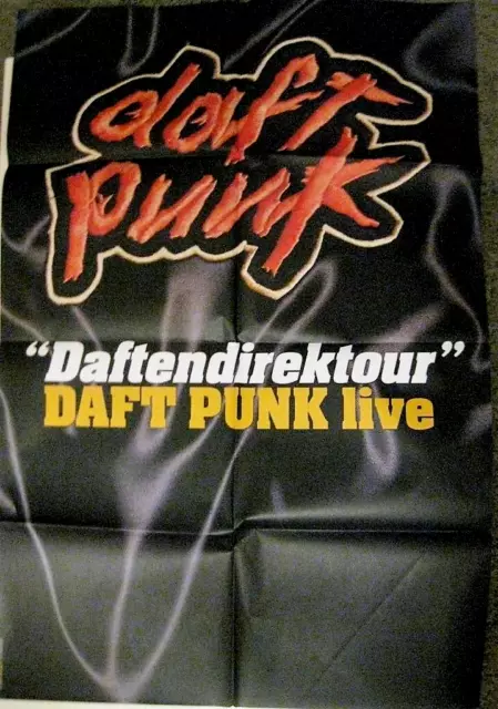 DAFT PUNK - Rare Affiche originale concert "Daftendirektour" (Homework) 80x120cm