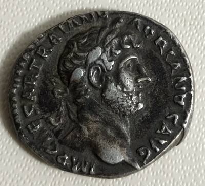 Denier argent HADRIEN Revers Concorde P M TR P COS II// CONCORD RIC 39 b 