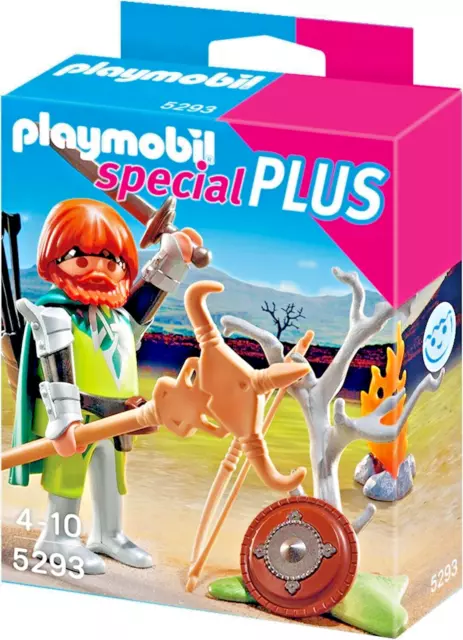 PLAYMOBIL 5293 Keltenkrieger mit Waffen am Lagerfeuer  NEU! OVP!