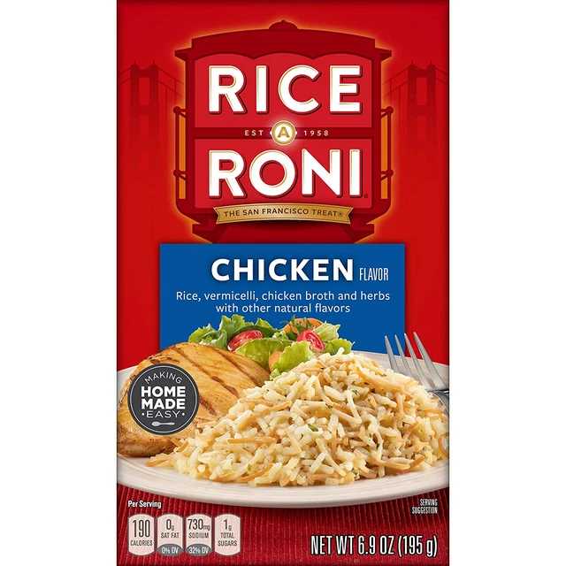 Quaker Rice a Roni, Chicken, 6.9Oz Boxes (12 Pack)