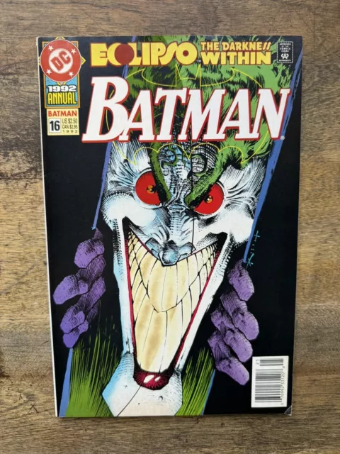 BATMAN 1992 Annual 16  "Eclipso The Darkness Within"  DC Comics • Combine Ship