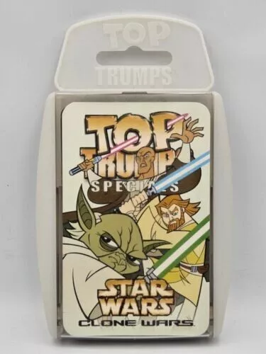 Top Trumps Star Wars Clone Wars Specials gioco di carte completo SPEDIZIONE GRATUITA