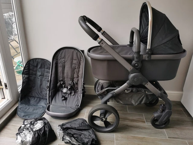 ICANDY PEACH 3 DC limited edition Dusk pram pushchair 2 in 1 Grey