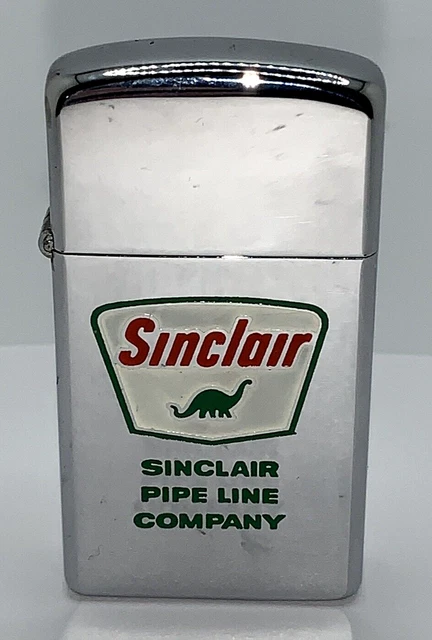 1963 Slim Zippo Lighter, Sinclair Pipeline Company - Unfired