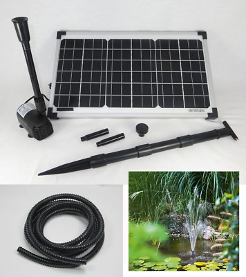 Esotec 30W Pompe Solaire de Bassin D'Immersion Set D'Étang Jardin Neuf 
