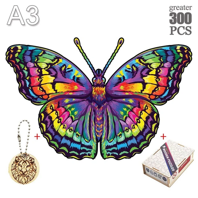 Butterfly Jigsaw Puzzle Children Adults Educational Intellectual Birthday Gifts 2