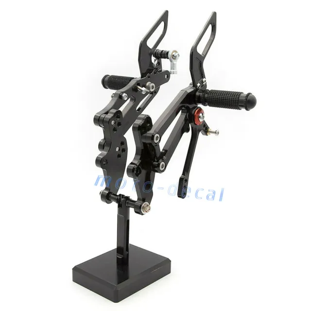 CNC Rearset Footrest For RS4 125 2011-2016 Foot Pegs Pedals Shifter Shift Gear