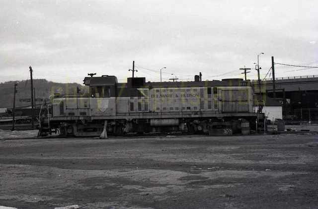 DH Delaware Hudson Alco RS3M Locomotive #508 - Vintage Railroad Negative