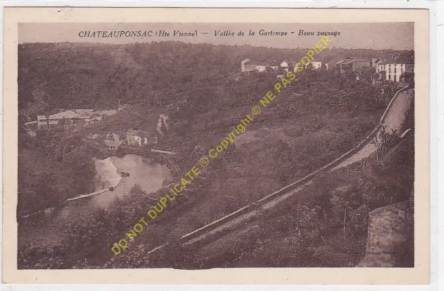 Sepia 87290 Chateauponsac Valley Of La Gartempe 1932