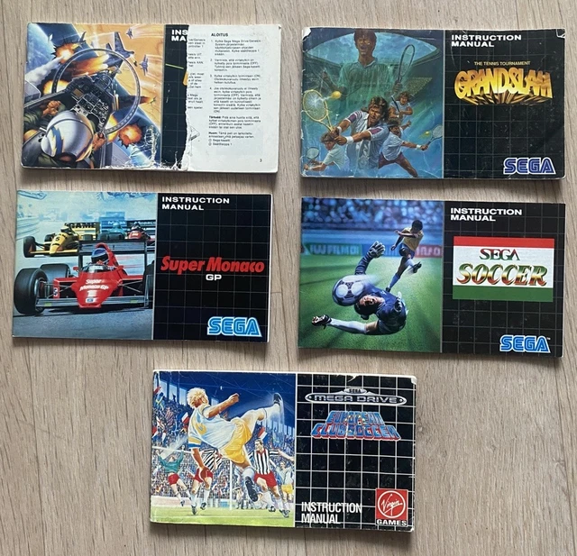 Lot notices sega méga drive et notices jeux - Jeux vidéo
