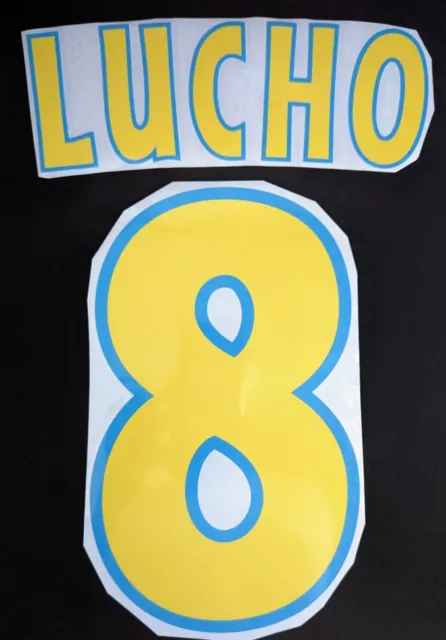 Nameset / Flocage Marseille 2010 2011 LUCHO #8 Third  Champions League