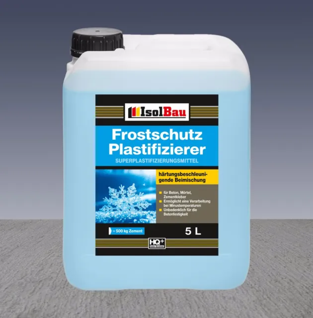 5L aditivo hormigón anticongelante plastificador licuador hormigón licuador