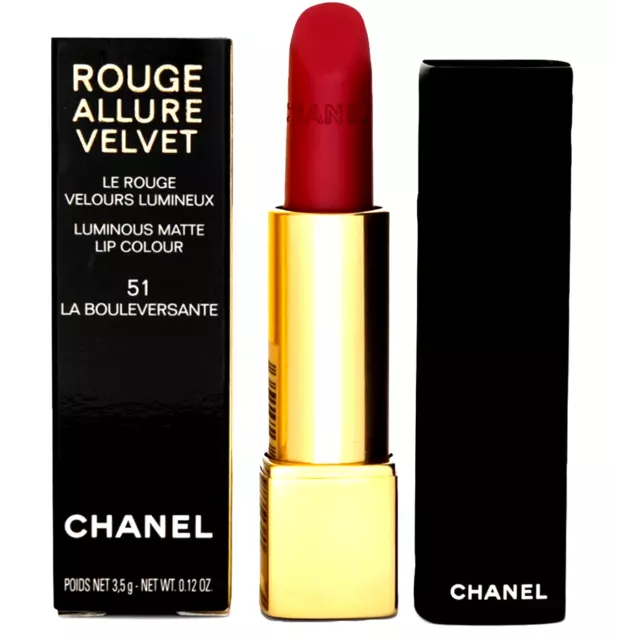 CHANEL ROUGE ALLURE Velvet Luminous Matte Lipstick 51 La