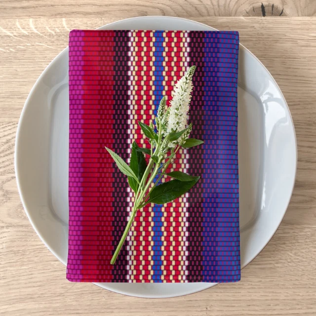 Wayki - Serene Andean Napkins - Tranquil Andean-Inspired Decor 4-pc Set
