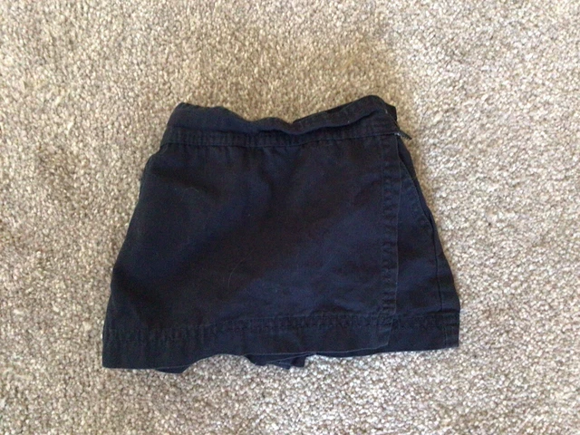 Jojo Mamnbebe baby girls navy skort skirt shorts age 6-12 months