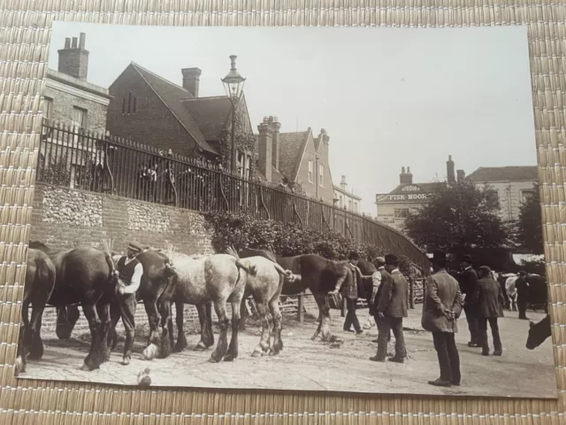 Canterbury Cattle Market - Copy Photo of old Market , St. George`s (early 1900s)