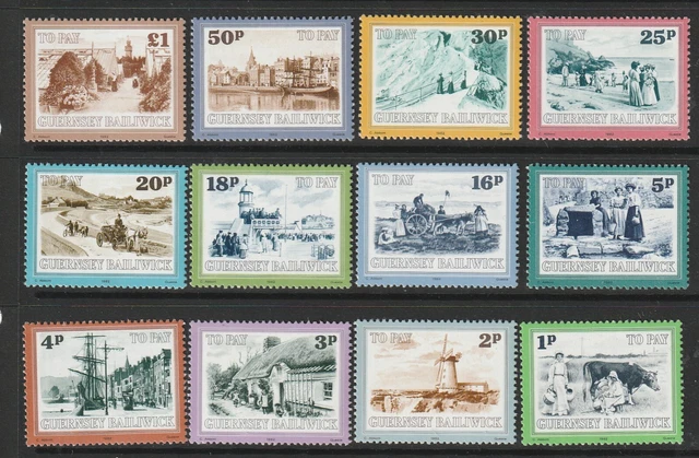 Guernsey 1982 Dues UM/MNH SG D18/29