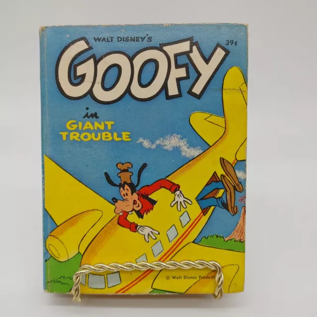 Vtg Walt Disneys Goofy In Giant Trouble 1968 Whitman Publishing Hardcover Book