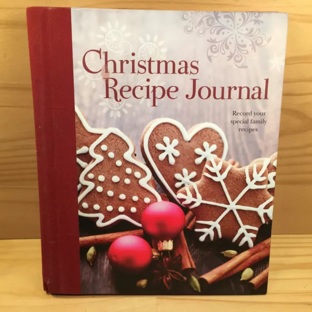 CHRISTMAS RECIPE JOURNAL Record your Special Family Recipes (2012) Hardcover