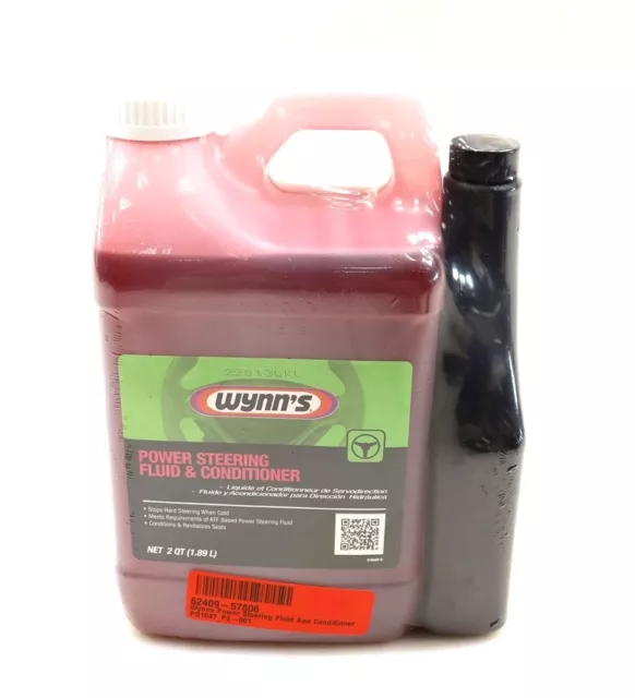 NEW Wynn's Power Steering Fluid & Power Steering System Cleaner 62409-57806