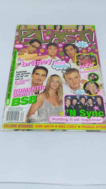 VINTAGE MAGAZINE BLAST! 2000 Britney Spears Backstreet Boys 'N SYNC £15 ...