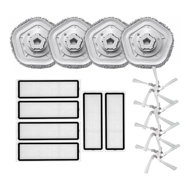 Mova Roboter-Staubsauger Zubehör Set - 23-tlg Mit Bürsten, Filtern & Wischtüchern