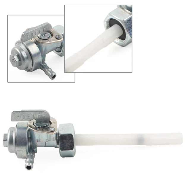 18x1mm Motorcycle Fuel Gas Petrol Tank Tap Petcock Valve Switch For Honda CM250C