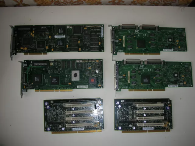 Lot Stock 4 Cartes SCSI + 2 Expansions