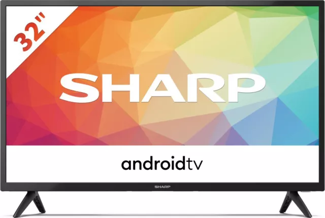 Sharp Smart TV 32 Pollici HD Ready Display LED Android TV 32FG2EA