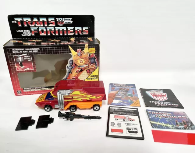 1986 Rodimus Prime Complete With Box G1 Transformer Figure - VERY NICE!