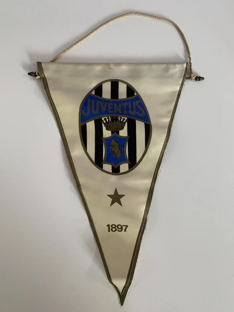 Fanion Juventus Turin Vintage Football Gagliardetto Italien