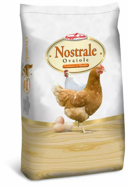 Mangime Completo Galline Ovaiole Sbriciolato Raggio Di Sole 10 Kg