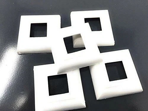 1x Abdeck Rosette Eckig Rechteckrohre Quadratrohre Abdeckrosette B