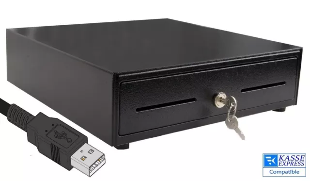 MINI USB Geldlade iQCash330U 33x34,5x10 Geldkassette Kassenschublade Kassenfach