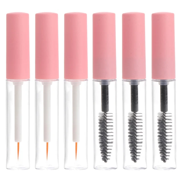 Leere Mascara-Röhrchen Zum Selberfüllen – 10 Ml, Transparent, Mit Bürste Und Stopfen, 5 Stück