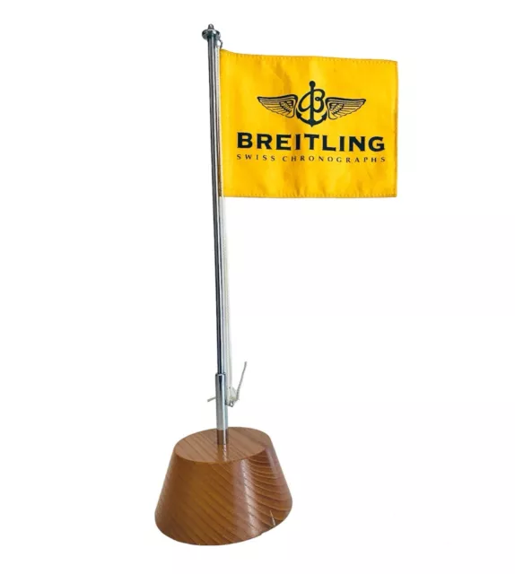 Breitling ,Flag ,Rare ,Display, Stand, Bandiera ,Originale