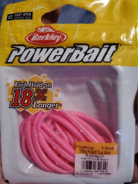 BERKLEY POWERBAIT FLOTTANT 3 pouces ver truite électrique dans le