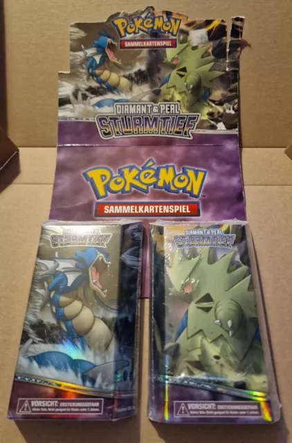 Pokemon Garados Themendeck Sturmtief Diamant & Perl 2009 Deutsch NEU / 2 Stück