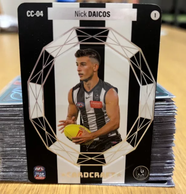 2024 AFL TEAMCOACH Card Craft Nick Daicos Collingwood CC04 1 9.00 PicClick AU